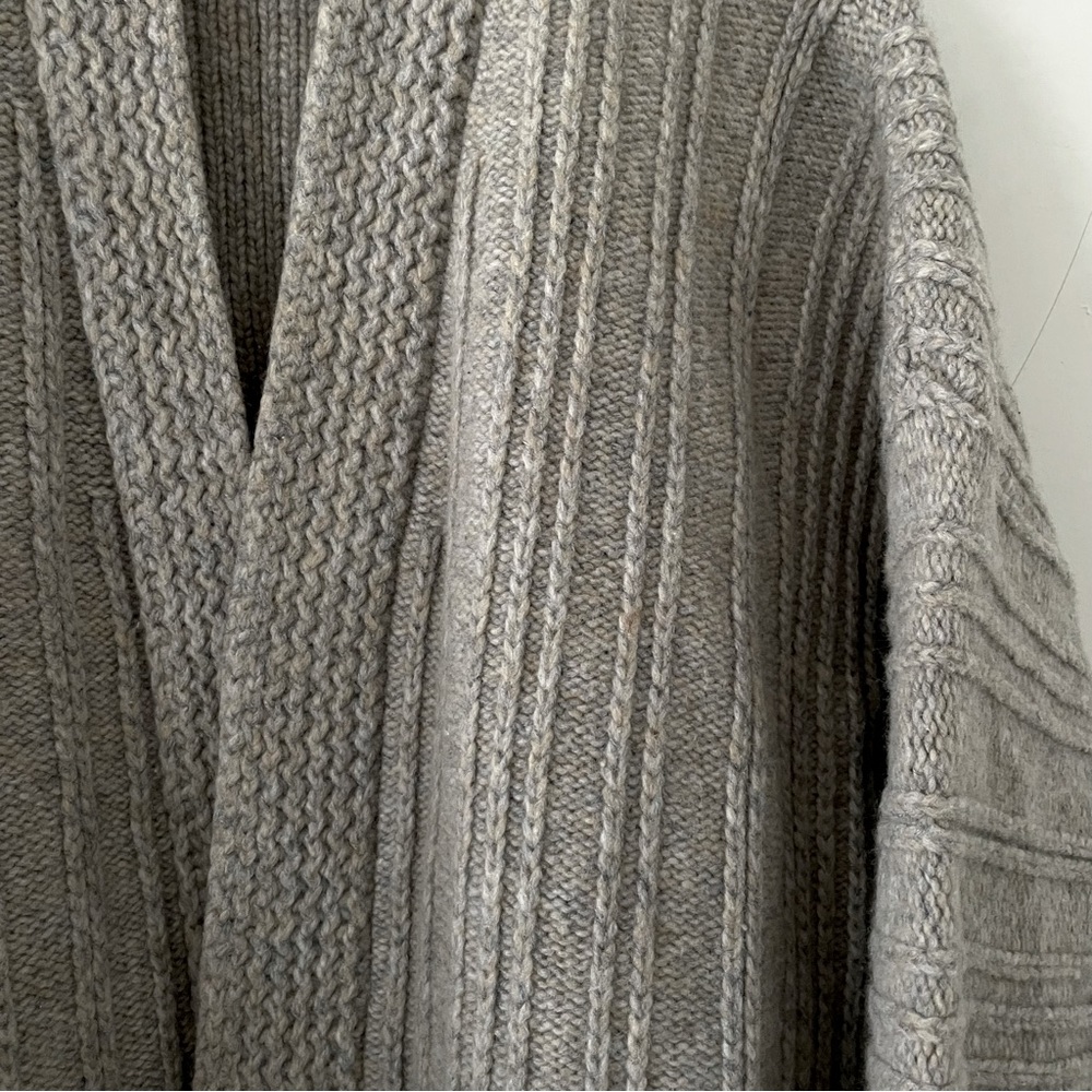 Matta Gray Wool Cashmere Cardigan Sweater Size Small - Picture 4 of 9
